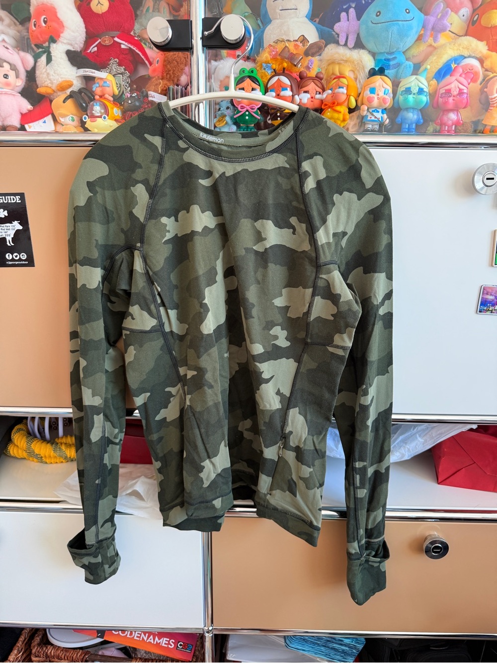 Lululemon Camo Long-Sleeve Performance Shirt - Green